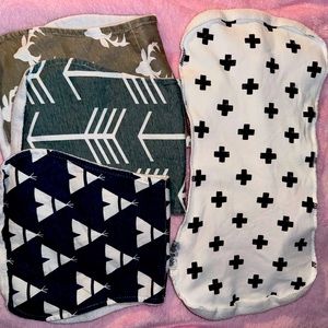 Baby burp cloths